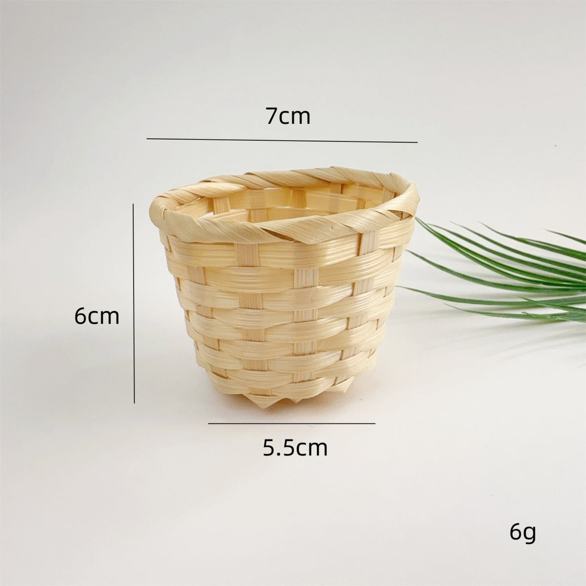 Classic beaded plant DIY kit size option with mini woven basket