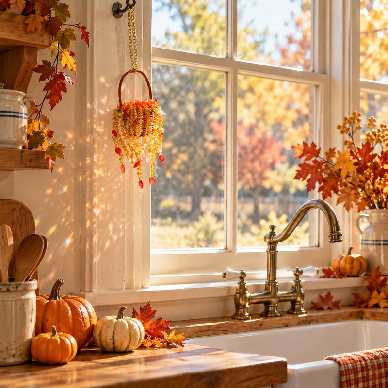 Fall Home Decor Ideas: Style Windows, Tables & Small Spaces