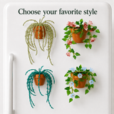 Beaded Plant Fridge Magnet