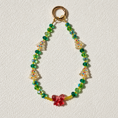 Christmas Beaded Phone & Bag Charm
