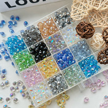 Faceted Teardrop K9 Glass Beads –  8mm - 90 beads
