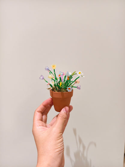 Mini Beaded Flower Pot DIY Kit