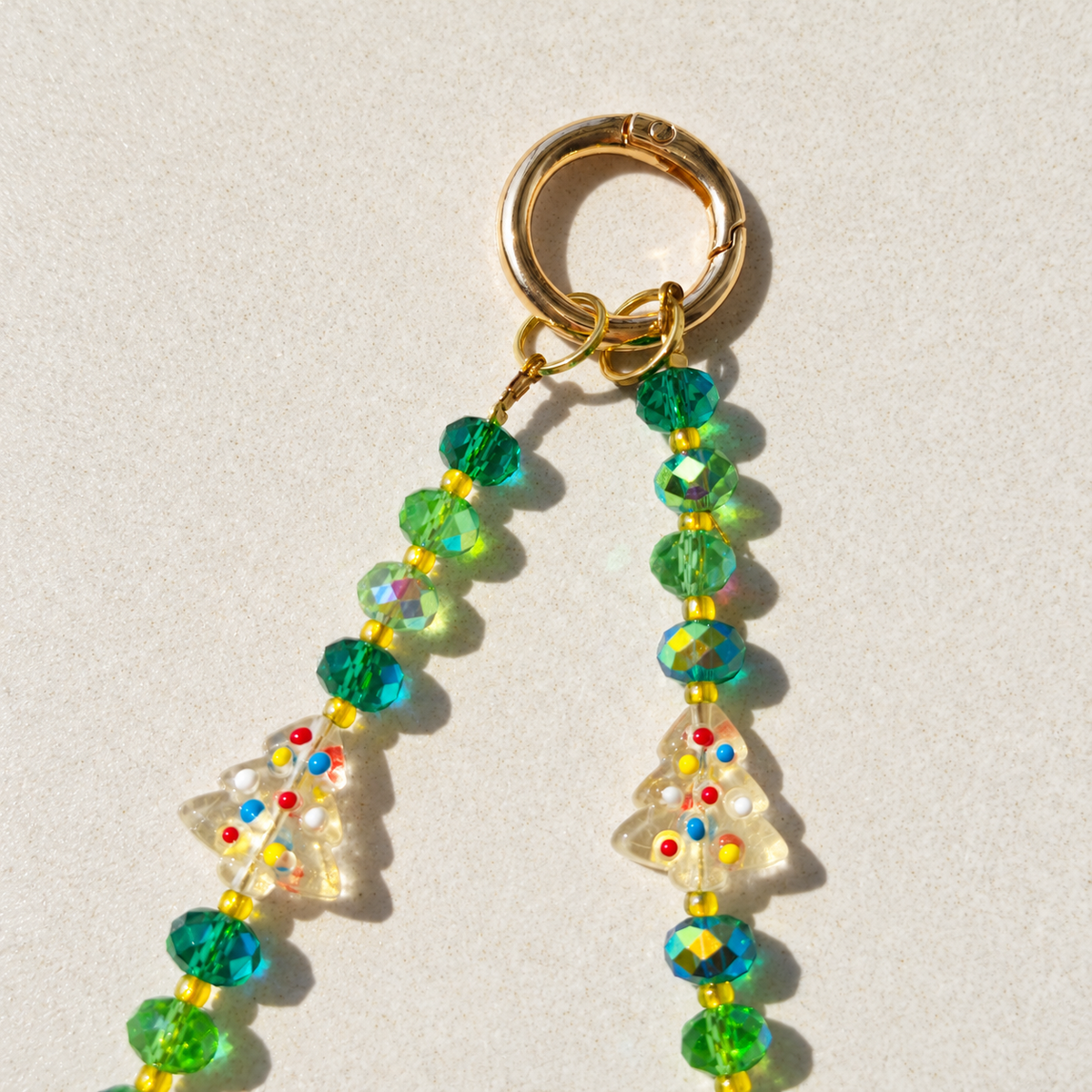 Christmas Beaded Phone & Bag Charm