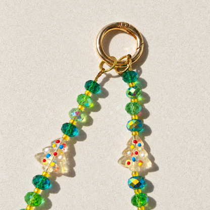 Christmas Beaded Phone & Bag Charm