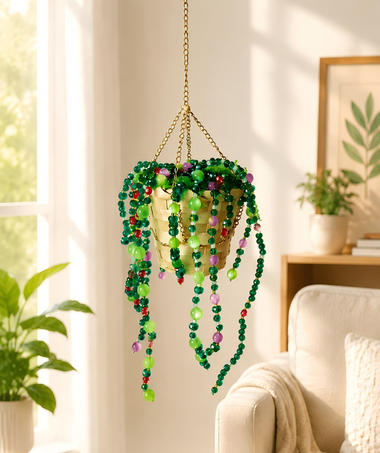 Color Pop Beaded Plant DIY Kit – Mixed Bead Style
