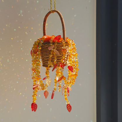 Autumn Dusk beaded basket DIY kit by BobbleSprig