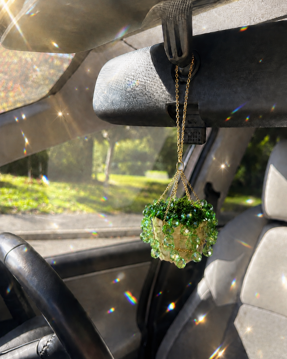 Mini Beaded Plant Car Charm DIY Kit