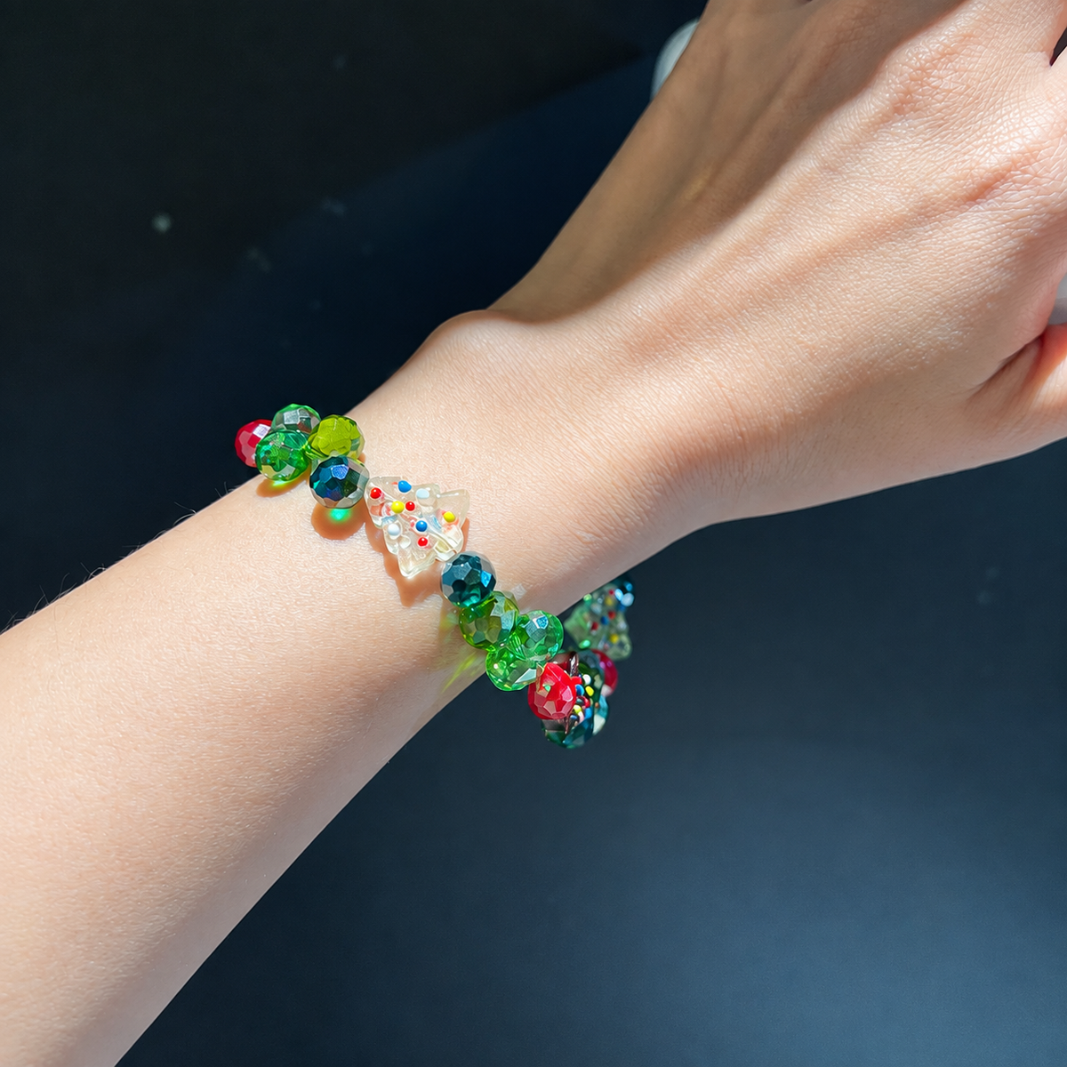 Festive beaded phone charm DIY kit by BobbleSprig